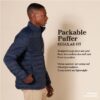 Amazon Essentials Men's Packable Lightweight Water-Resistant Puffer Jacket (Available in Big & Tall), Dark Grey, X-Large : Sports & Outdoors