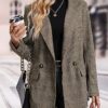 81tEhTohJAL._AC_SY445_ Mina Self Women's 2026 Plaid Houndstooth Coat - Lightweight Fully Lined Button Casual Daily Office Work Jacket with Pockets